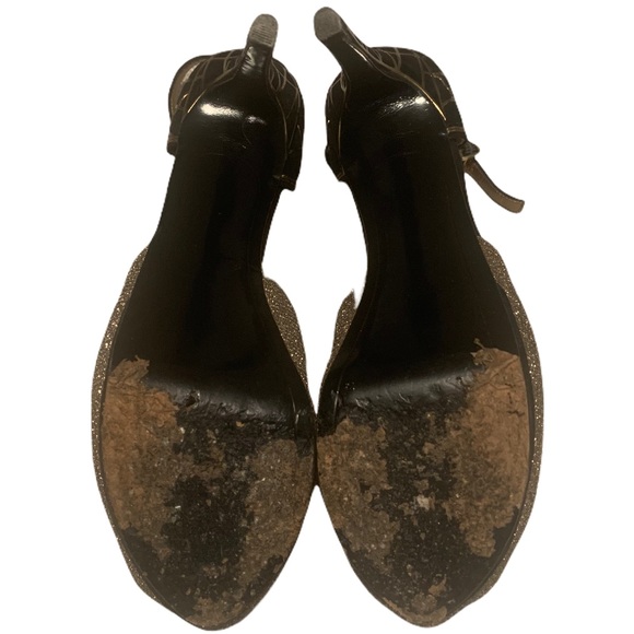 Sam Edelman Black & Gold Paulette Platforms - Picture 9 of 9